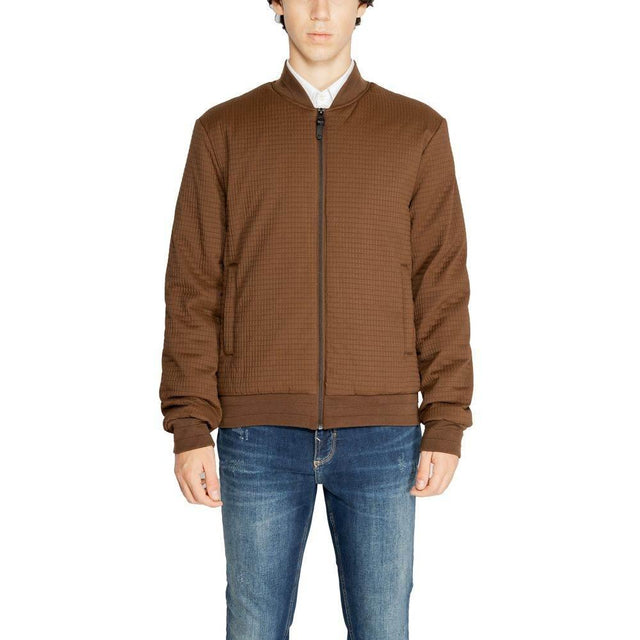 Antony Morato Brown Polyester Jackets & Coat - Hilstor