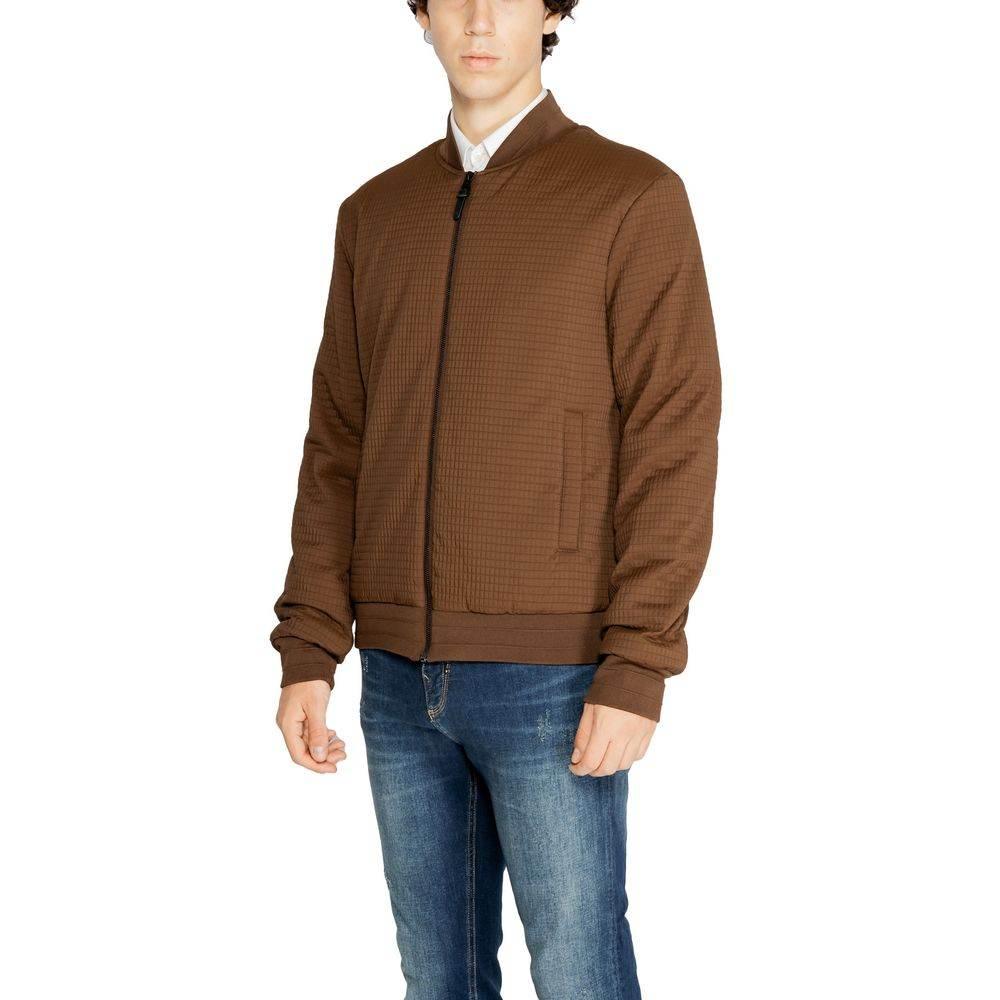 Antony Morato Brown Polyester Jackets & Coat - Hilstor
