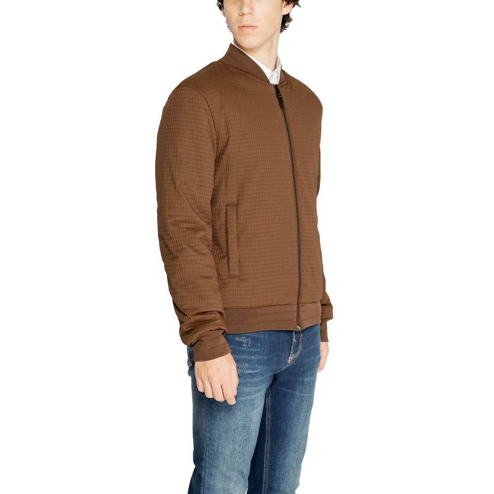 Antony Morato Brown Polyester Jackets & Coat - Hilstor