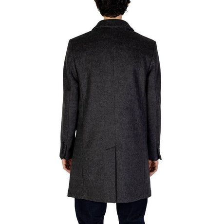 Antony Morato Gray Polyester Coat - Hilstor