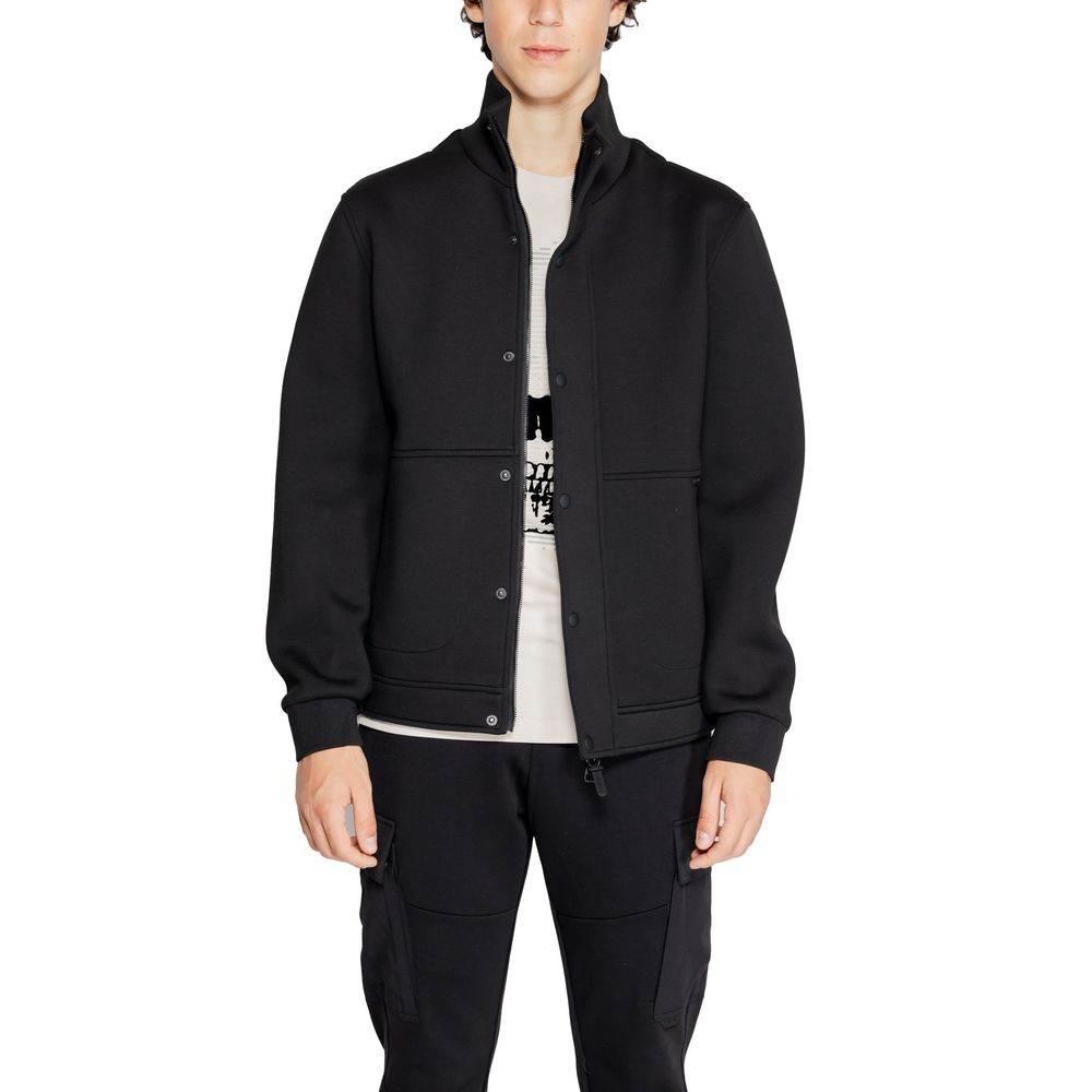 Antony Morato Black Polyester Jackets & Coat - Hilstor