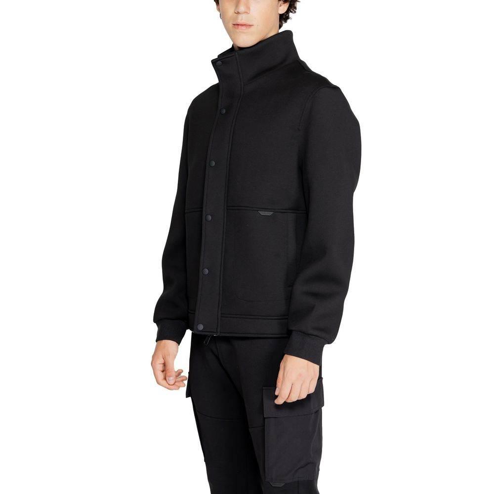 Antony Morato Black Polyester Jackets & Coat - Hilstor