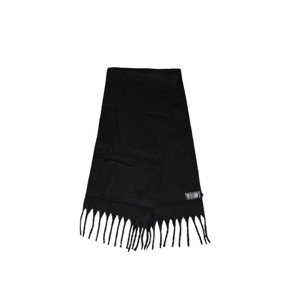 Antony Morato Black Polyester Scarf - Hilstor
