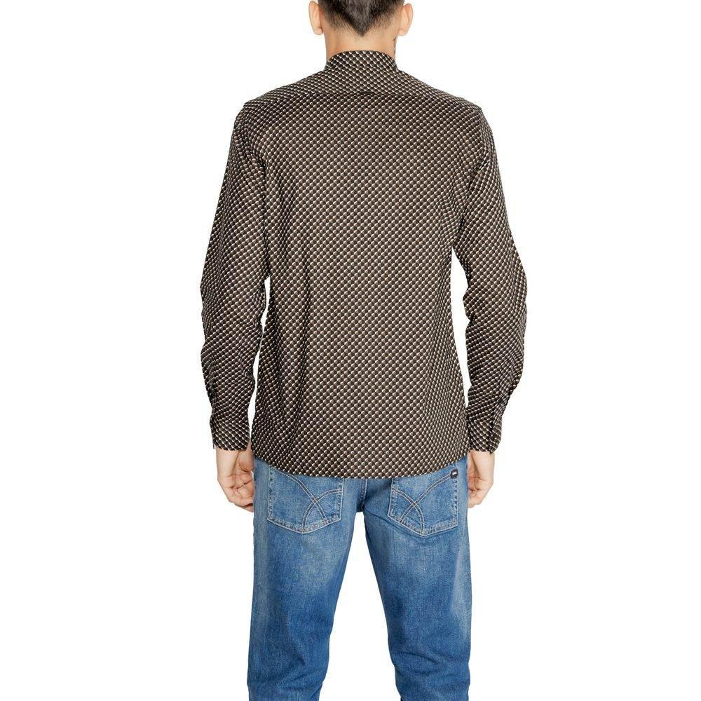 Antony Morato Brown Cotton Shirt - Hilstor