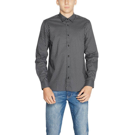 Antony Morato Gray Cotton Shirt - Hilstor