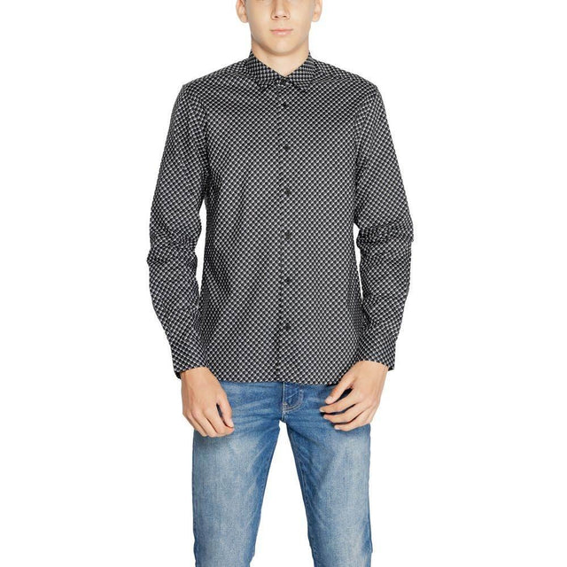 Antony Morato Gray Cotton Shirt - Hilstor