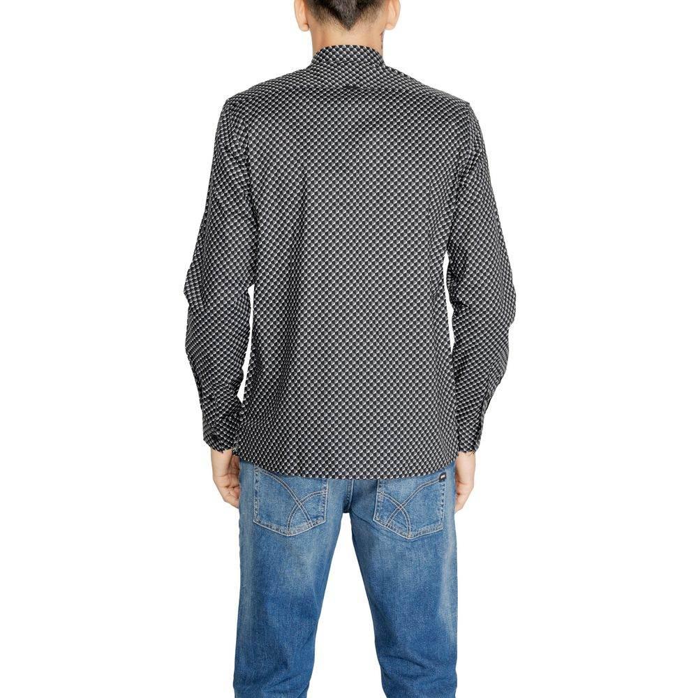 Antony Morato Gray Cotton Shirt - Hilstor