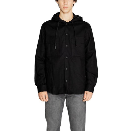 Antony Morato Black Cotton Shirt - Hilstor
