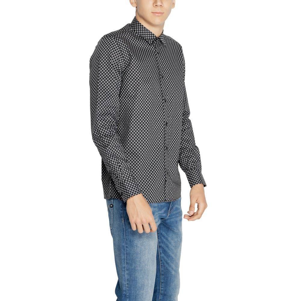 Antony Morato Gray Cotton Shirt - Hilstor