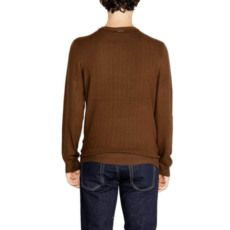 Antony Morato Brown Viscose Sweater - Hilstor