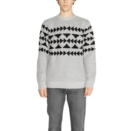 Antony Morato Gray Marabou Sweater - Hilstor