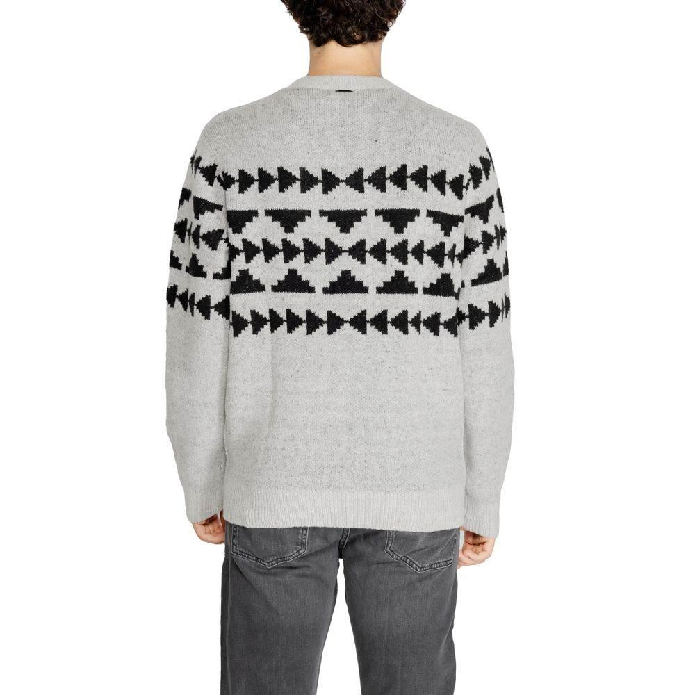 Antony Morato Gray Marabou Sweater - Hilstor