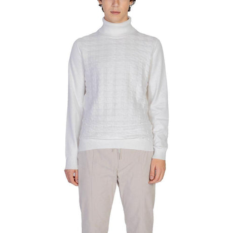 Antony Morato White Cotton Turtleneck - Hilstor
