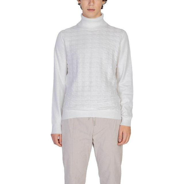 Antony Morato White Cotton Turtleneck - Hilstor