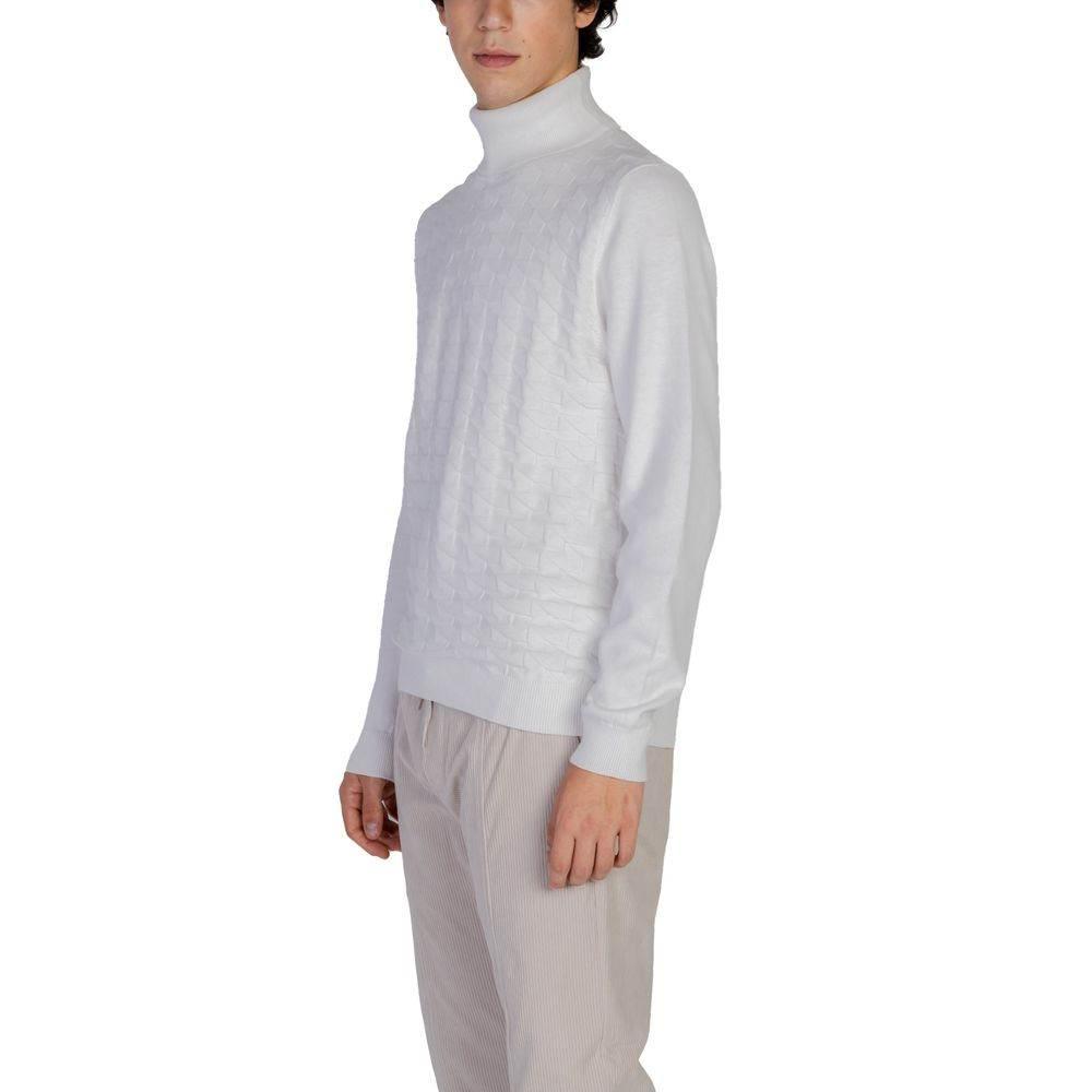 Antony Morato White Cotton Turtleneck - Hilstor