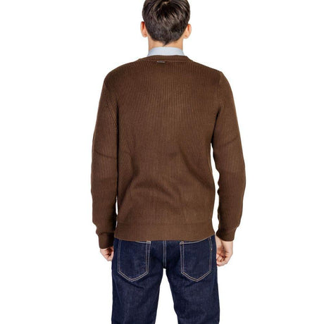 Antony Morato Brown Polyester Cardigan - Hilstor