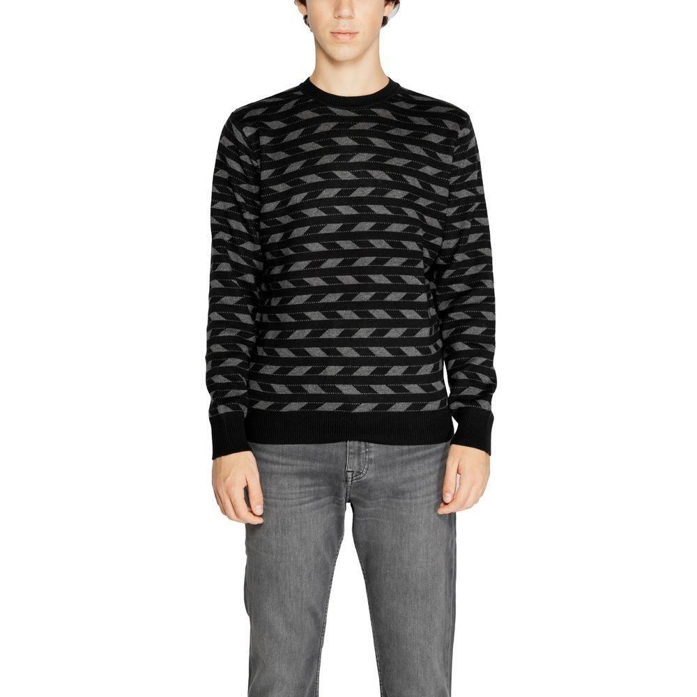 Antony Morato Black Marabou Sweater - Hilstor