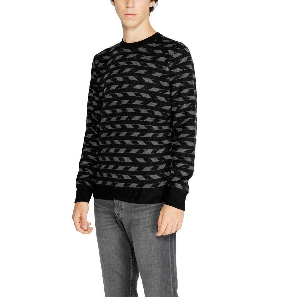 Antony Morato Black Marabou Sweater - Hilstor