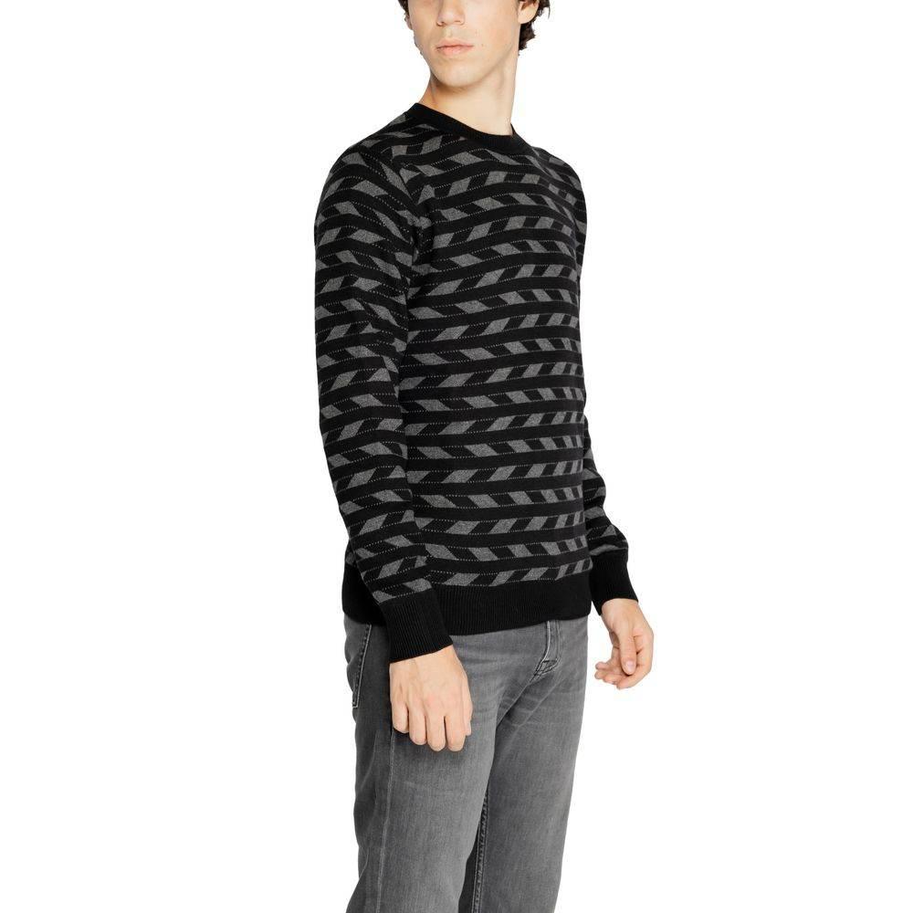 Antony Morato Black Marabou Sweater - Hilstor