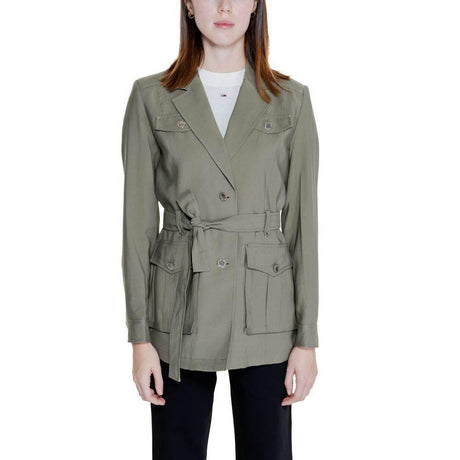 Morgan De Toi Green Viscose Suits & Blazer - Hilstor