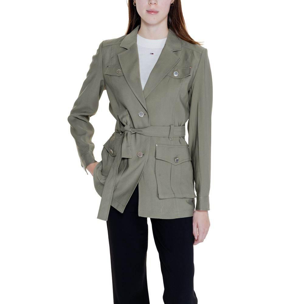 Morgan De Toi Green Viscose Suits & Blazer - Hilstor