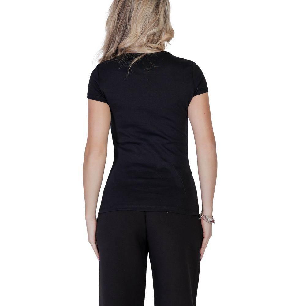 Guess Active Black Cotton T-Shirt - Hilstor