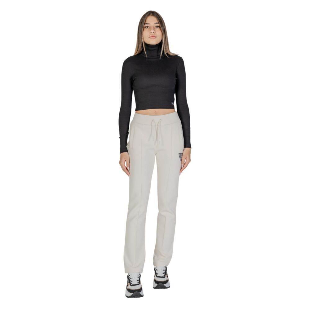 Guess Active Cream Cotton Jeans & Pant - Hilstor