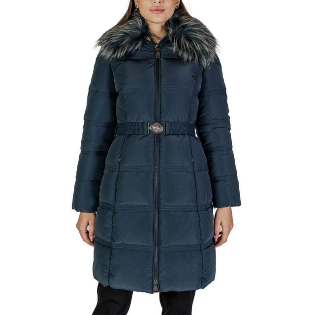 Guess Black Polyester Jackets & Coat - Hilstor