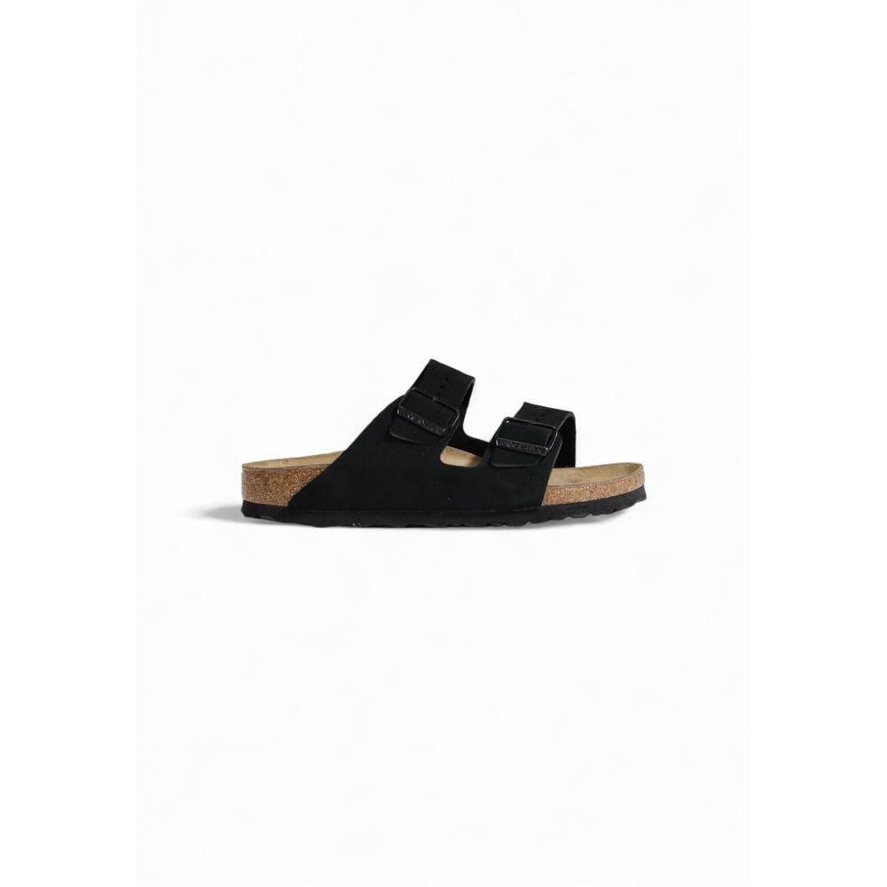 Birkenstock Black Suede Leather Sandal - Hilstor