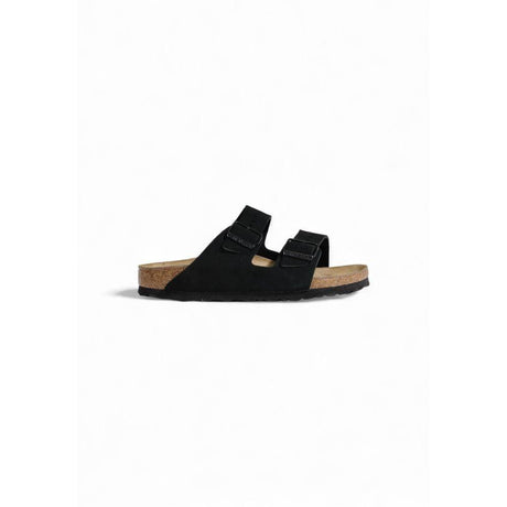 Birkenstock Black Suede Leather Sandal - Hilstor
