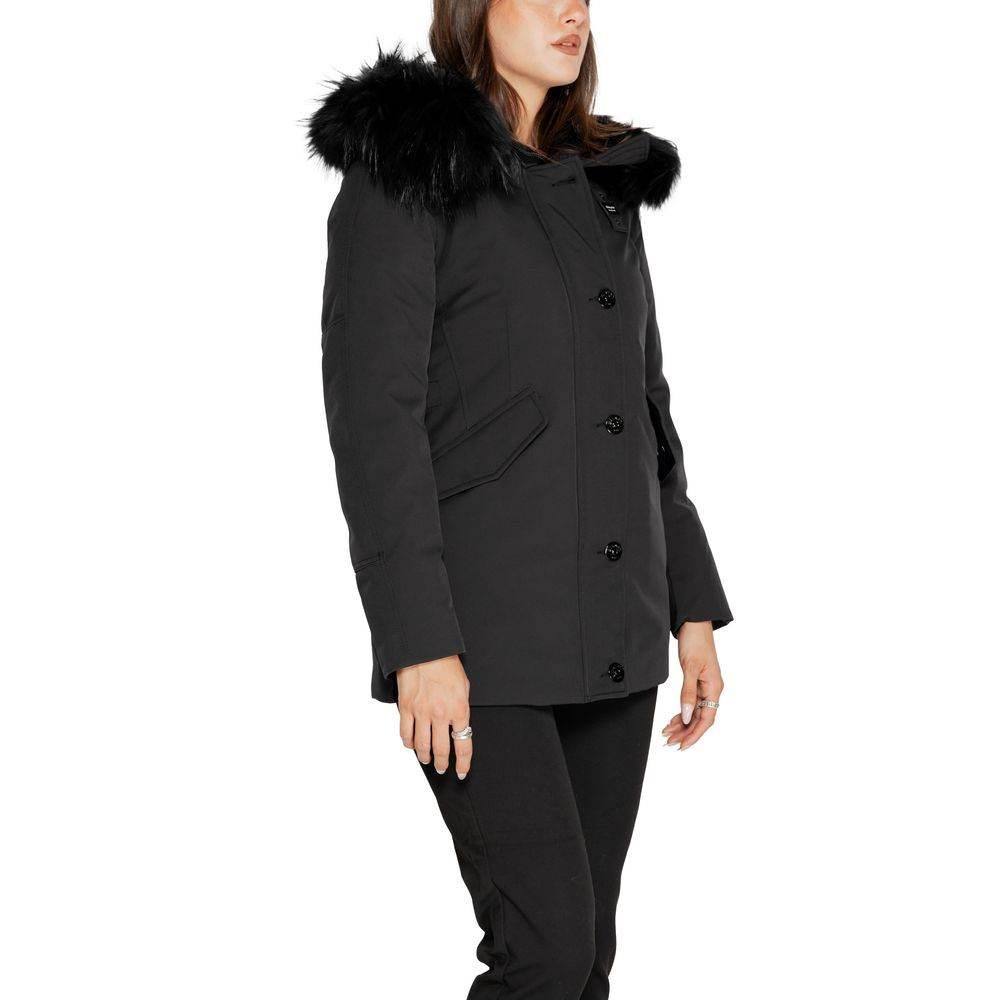 Blauer Black Polyester Jackets & Coat - Hilstor