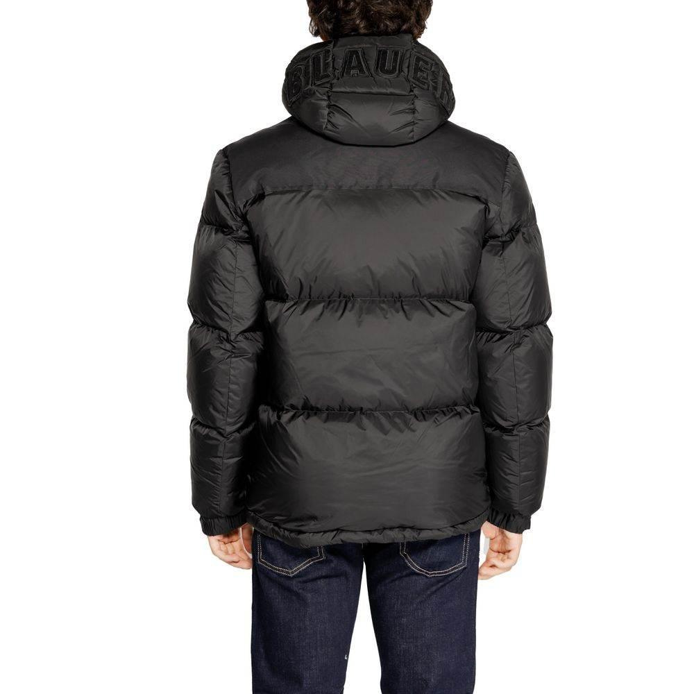 Blauer Black Polyamide Jacket - Hilstor