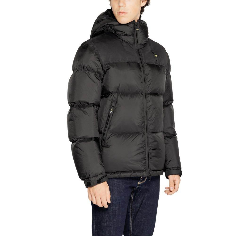 Blauer Black Polyamide Jacket - Hilstor