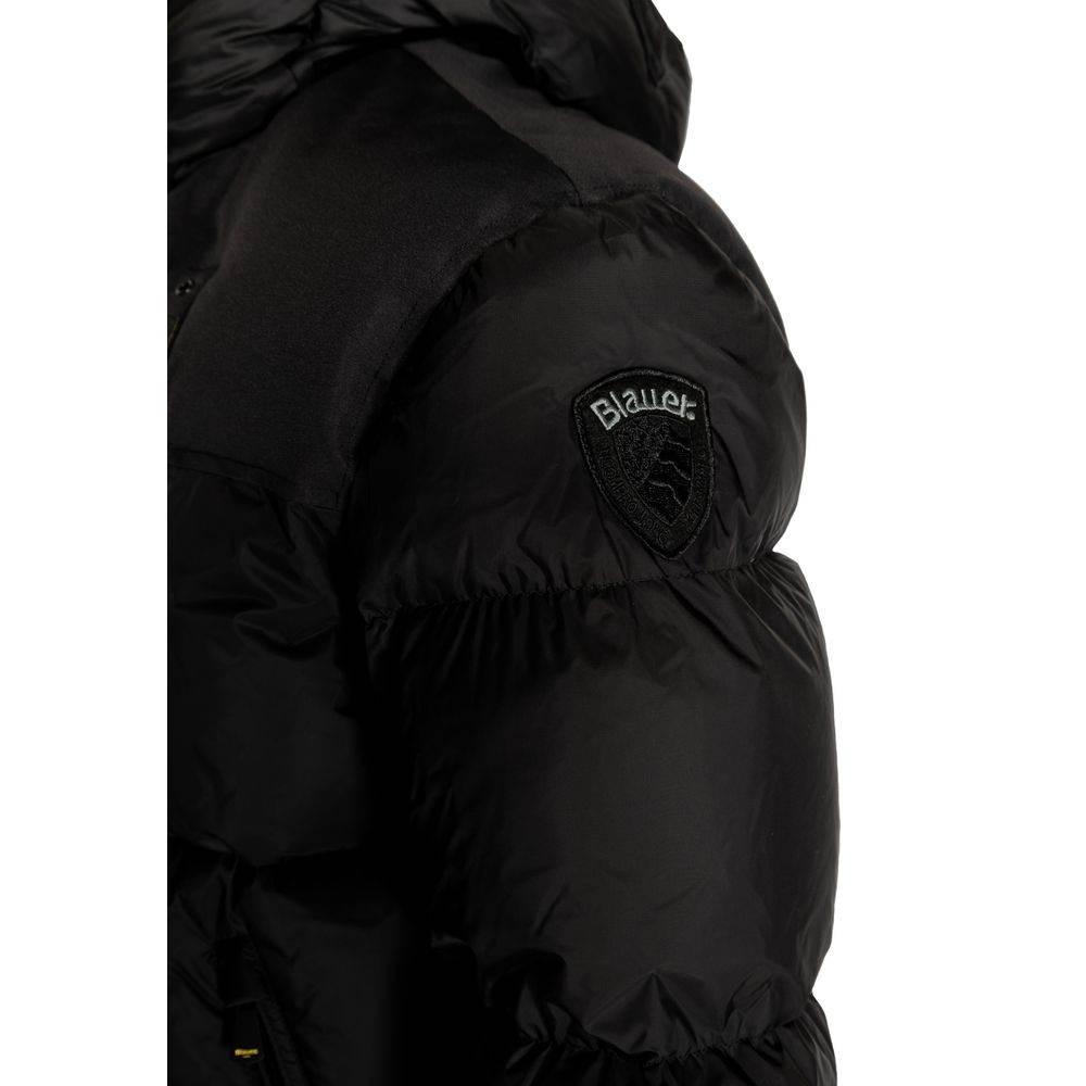Blauer Black Polyamide Jacket - Hilstor