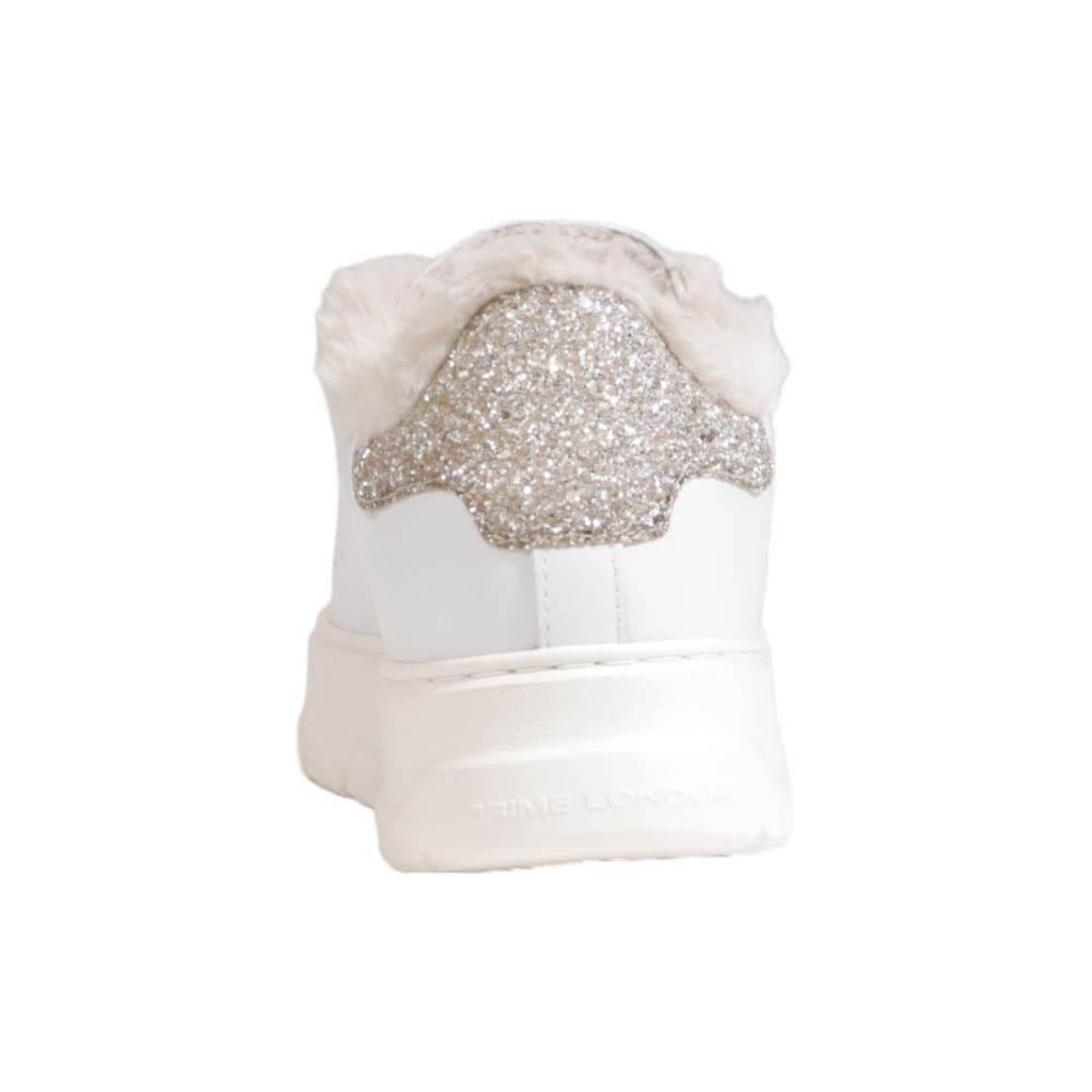 Crime London White Leather Sneaker - Hilstor
