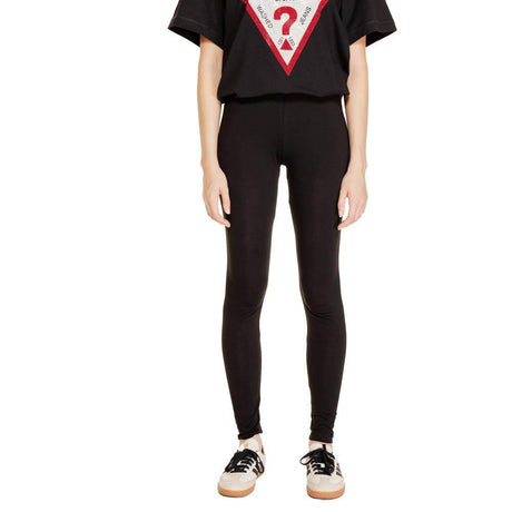 Jacqueline De Yong Black Cotton Legging - Hilstor
