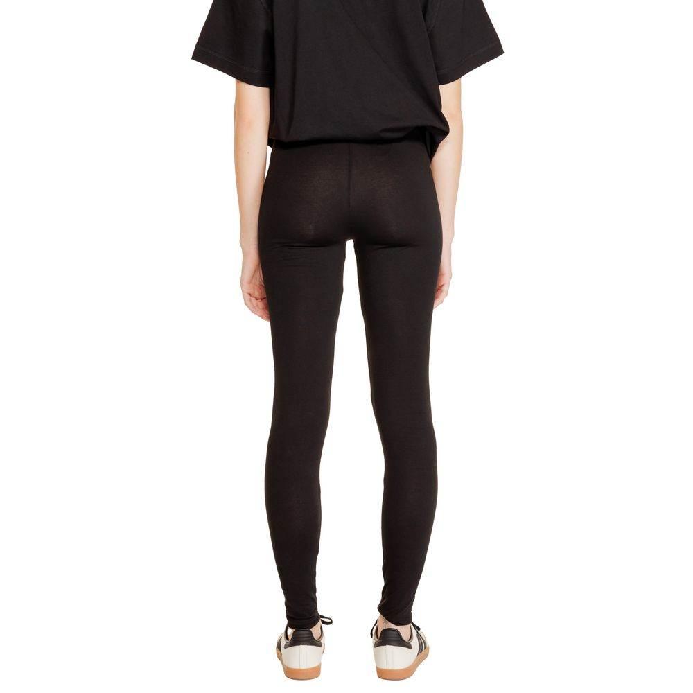 Jacqueline De Yong Black Cotton Legging - Hilstor