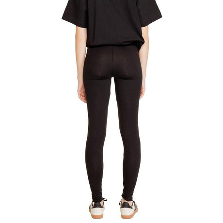 Jacqueline De Yong Black Cotton Legging - Hilstor