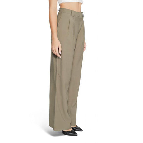 Morgan De Toi Green Cotton Pant - Hilstor