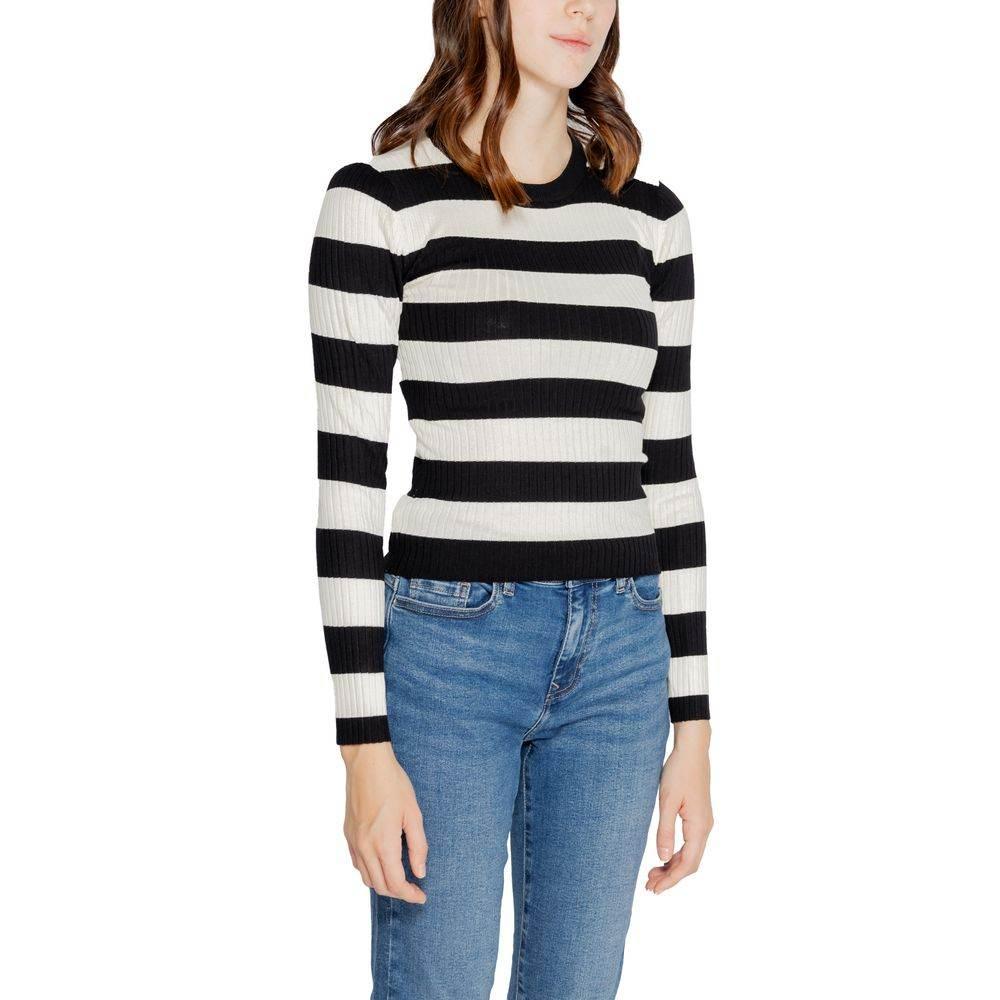 Jacqueline De Yong Black Viscose Tops & T-Shirt - Hilstor