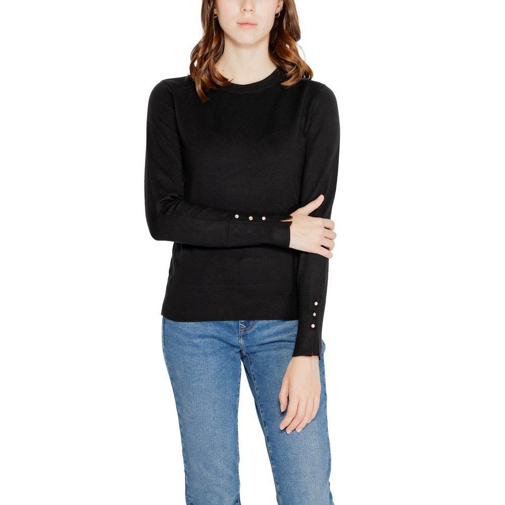 Jacqueline De Yong Black Viscose Tops & T-Shirt - Hilstor
