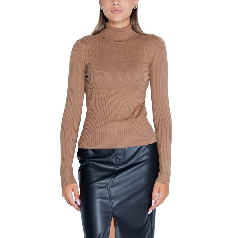 Jacqueline De Yong Brown Viscose Tops & T-Shirt - Hilstor