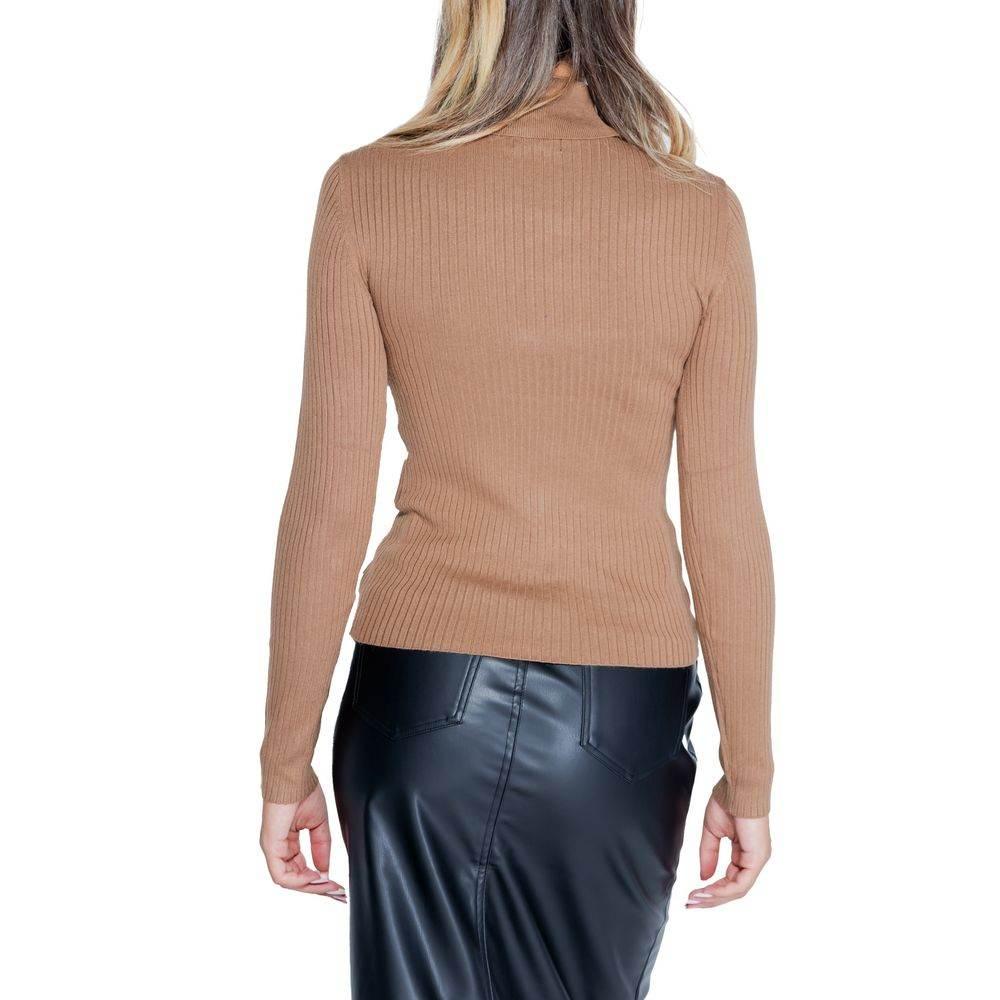Jacqueline De Yong Brown Viscose Tops & T-Shirt - Hilstor