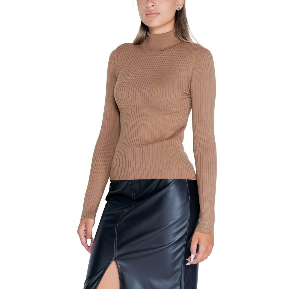 Jacqueline De Yong Brown Viscose Tops & T-Shirt - Hilstor