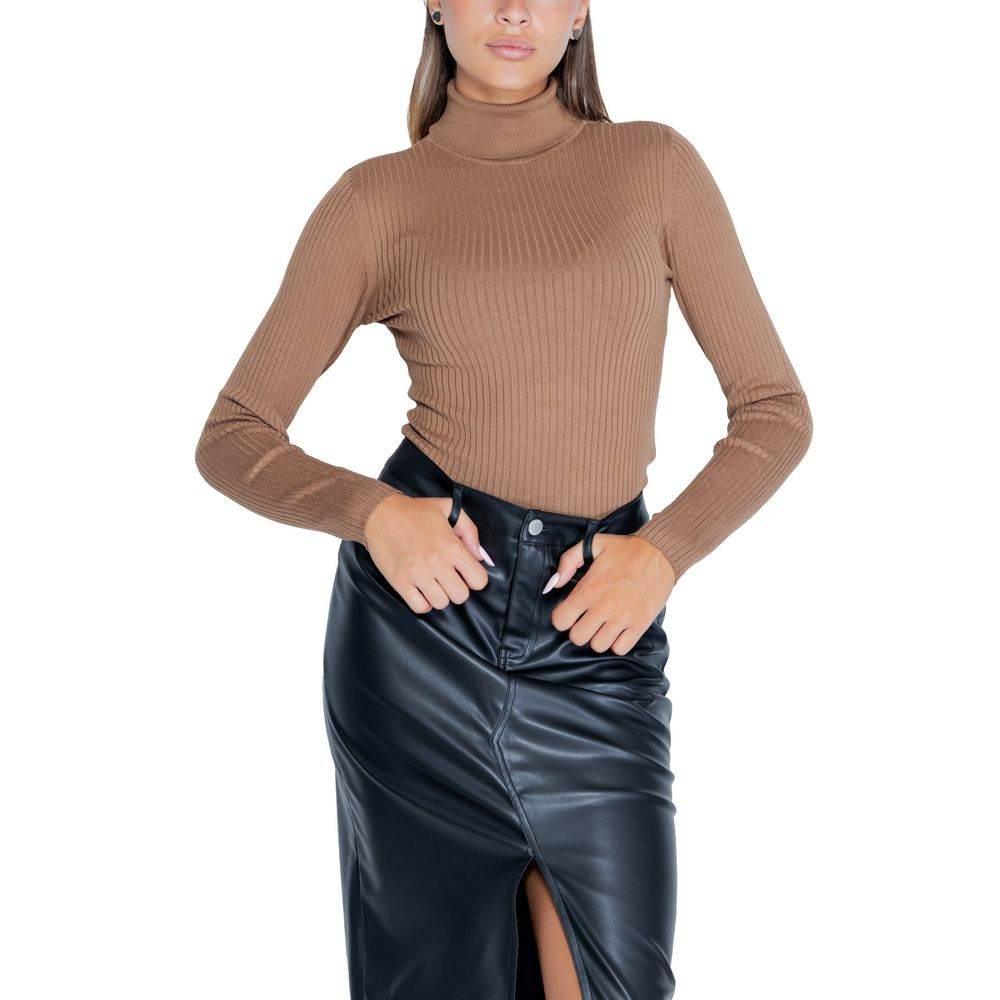 Jacqueline De Yong Brown Viscose Tops & T-Shirt - Hilstor