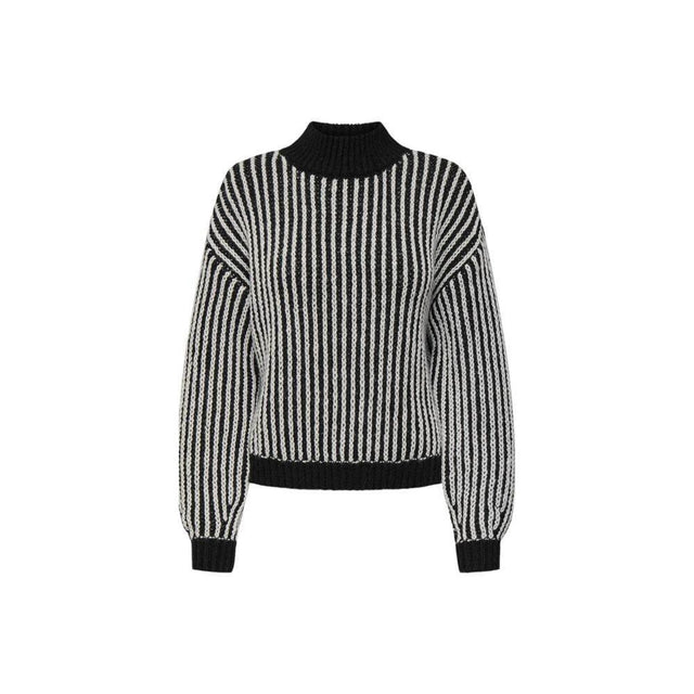 Jacqueline De Yong Black Polyester Sweater - Hilstor