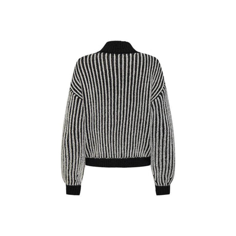 Jacqueline De Yong Black Polyester Sweater - Hilstor