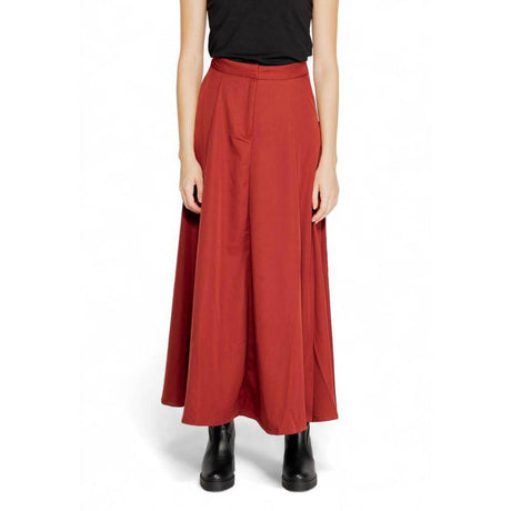 Vero Moda Red Polyester Skirt - Hilstor