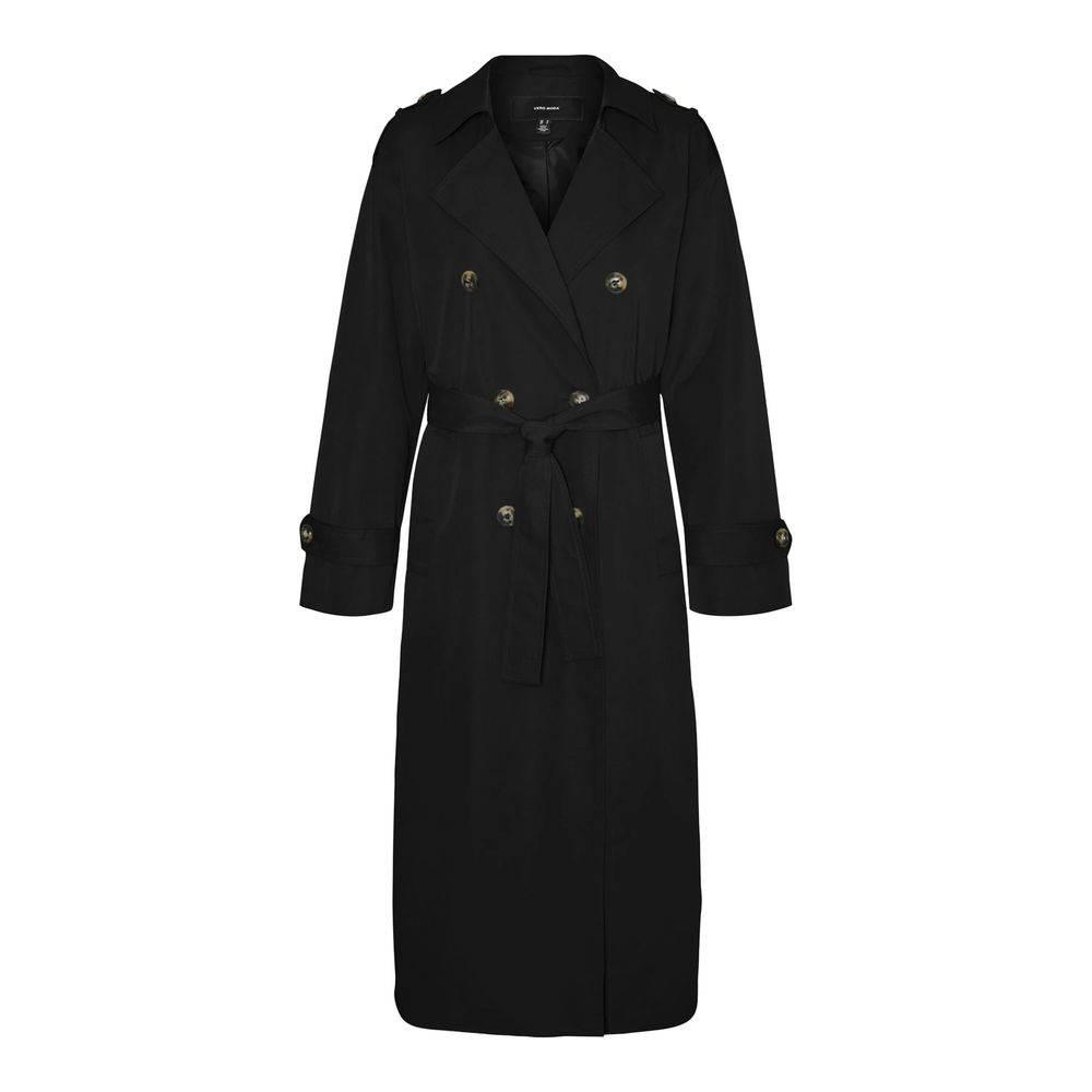 Vero Moda Black Polyester Jackets & Coat - Hilstor