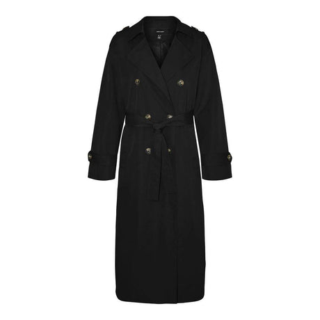 Vero Moda Black Polyester Jackets & Coat - Hilstor